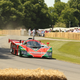 Illustration for article titled NOOOO! A Mazda 767B Race Car Bites The Dust At Goodwood